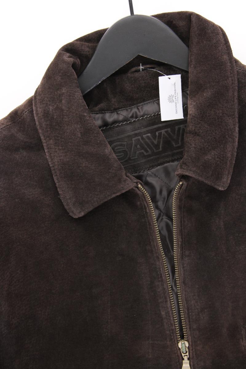 Savvy Lederjacke für Herren Gr. XL Vintage braun