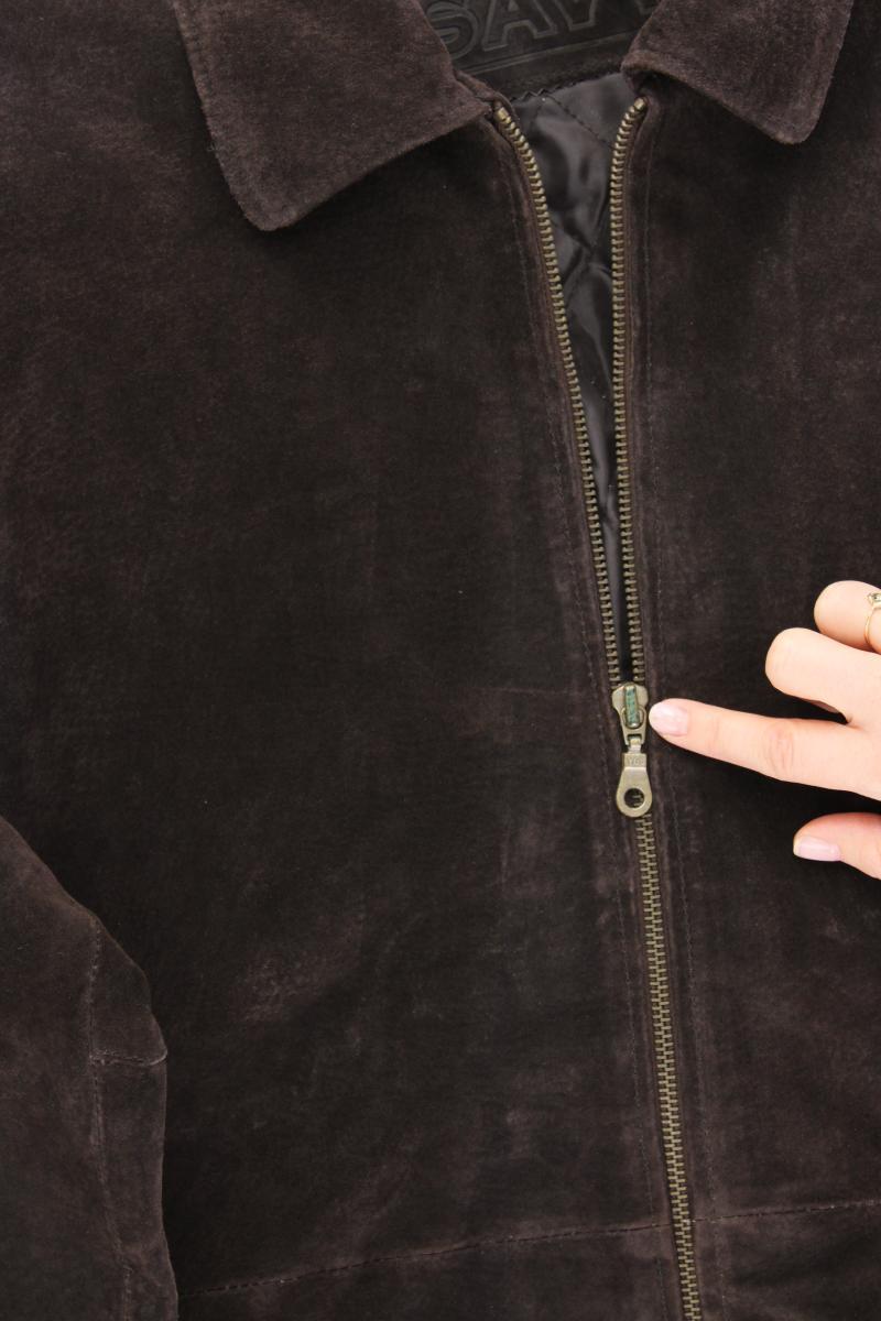 Savvy Lederjacke für Herren Gr. XL Vintage braun