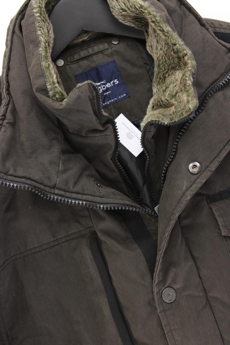 Engbers Lange Jacke für Herren Gr. 56 braun aus Baumwolle