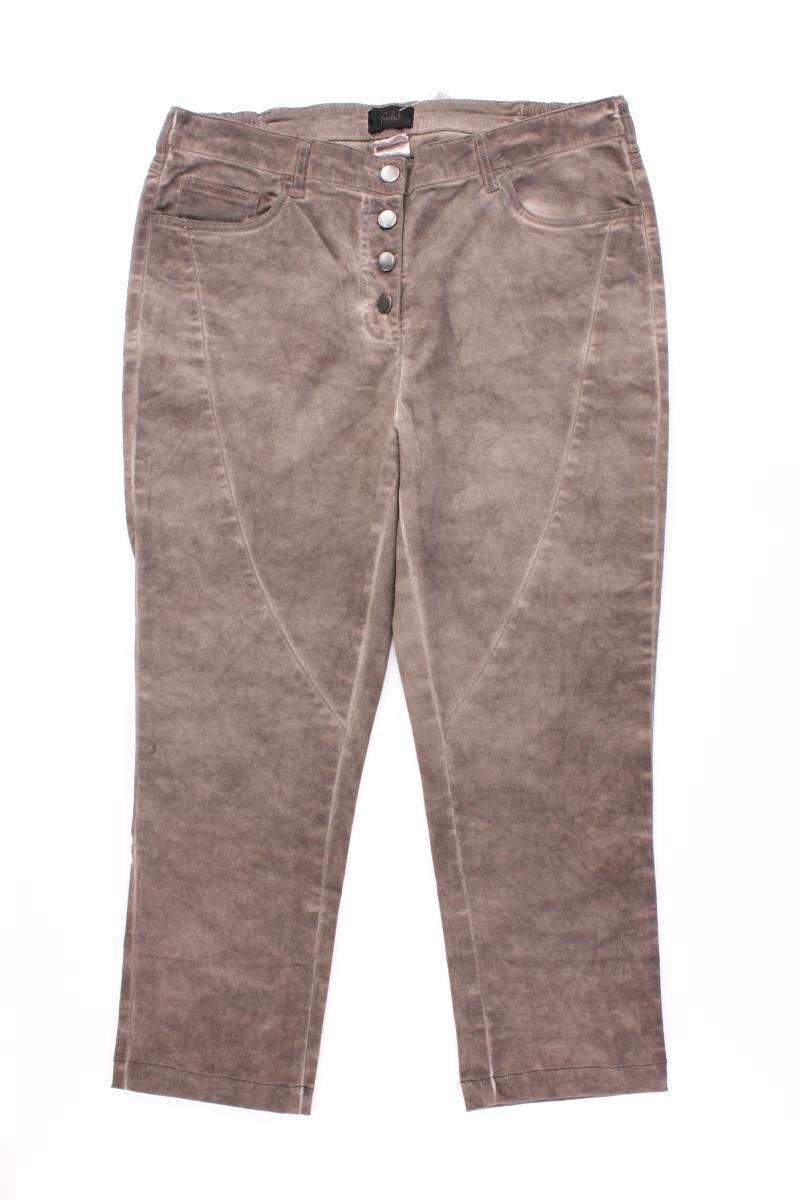 Paola 7/8 Hose Gr. Kurzgröße 22 braun aus Baumwolle