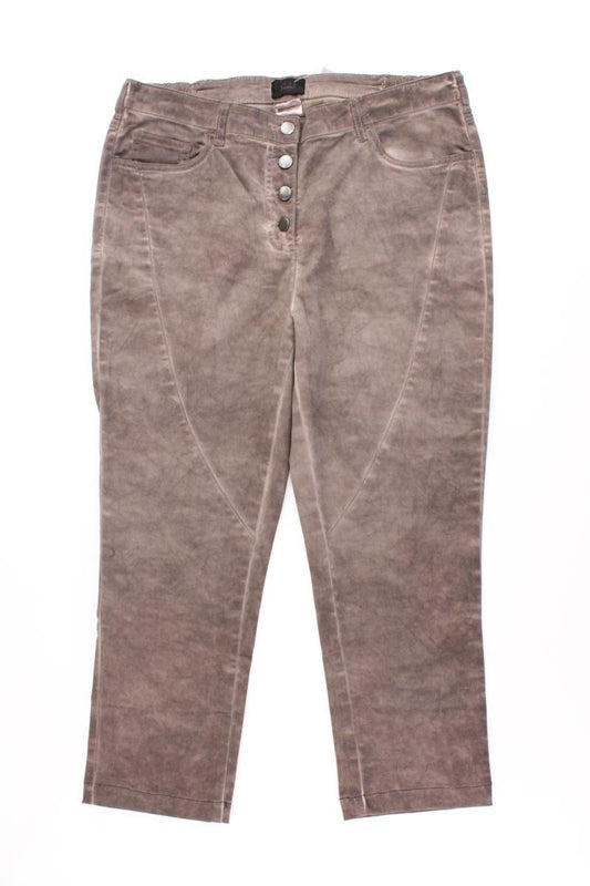 Paola 7/8 Hose Gr. Kurzgröße 22 braun aus Baumwolle