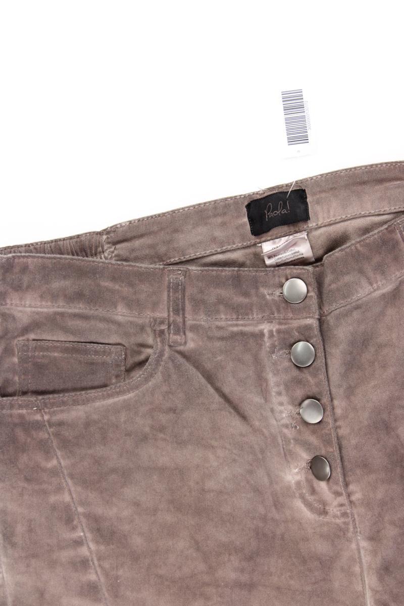 Paola 7/8 Hose Gr. Kurzgröße 22 braun aus Baumwolle