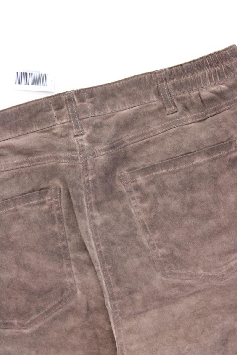 Paola 7/8 Hose Gr. Kurzgröße 22 braun aus Baumwolle