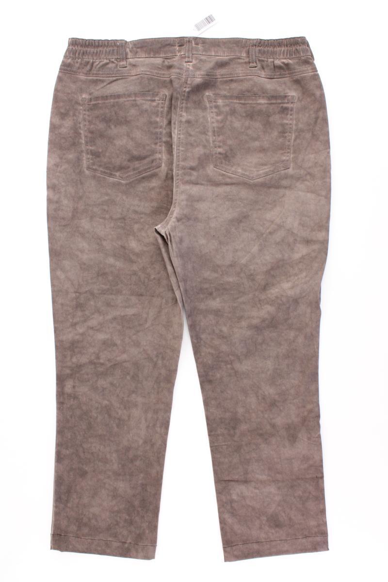 Paola 7/8 Hose Gr. Kurzgröße 22 braun aus Baumwolle