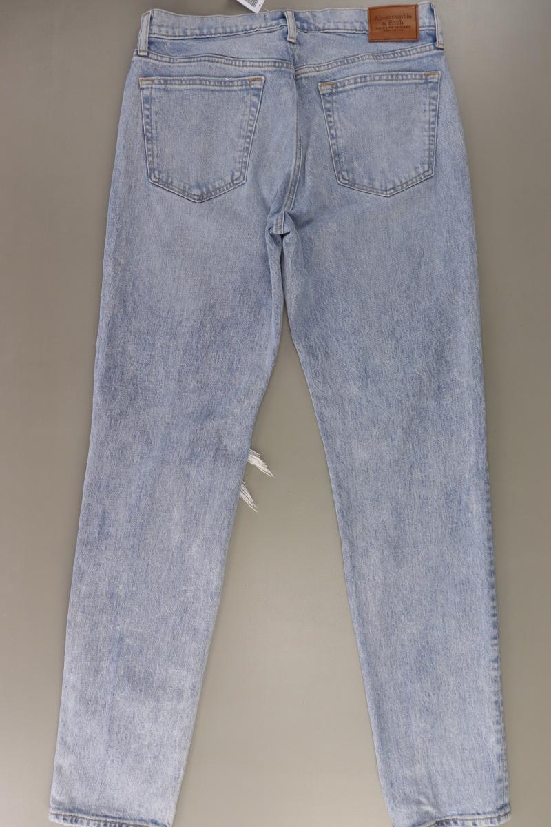 Abercrombie & Fitch 90's Slim Jeans für Herren Gr. W33/L34 blau aus Baumwolle