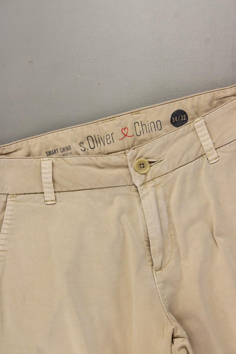 s.Oliver Chinohose Gr. 34/L32 braun aus Baumwolle