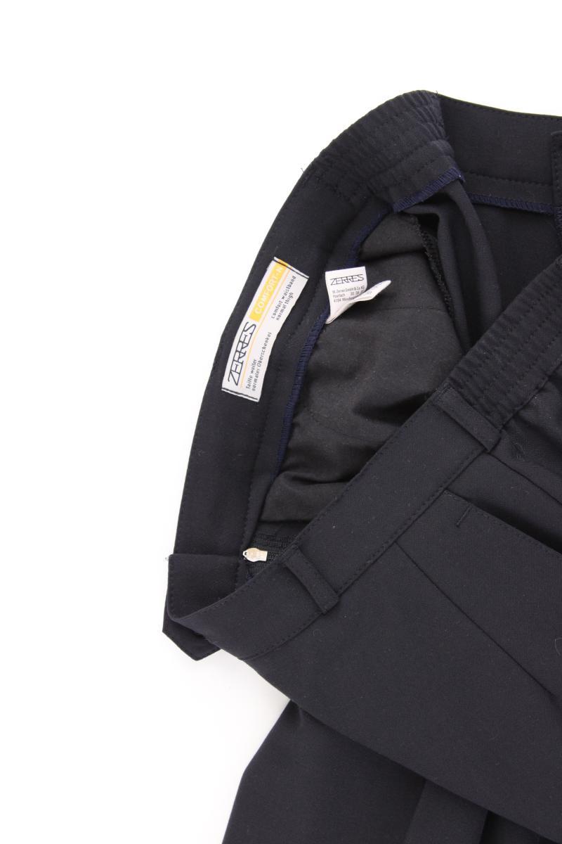 Zerres Anzughose Gr. Kurzgröße 20 blau aus Polyester