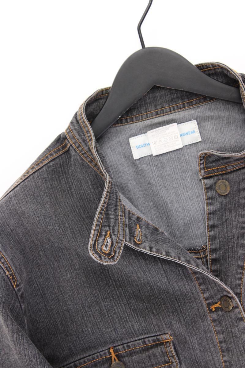 Dollywood Jeansjacke Gr. 48 Vintage blau aus Baumwolle