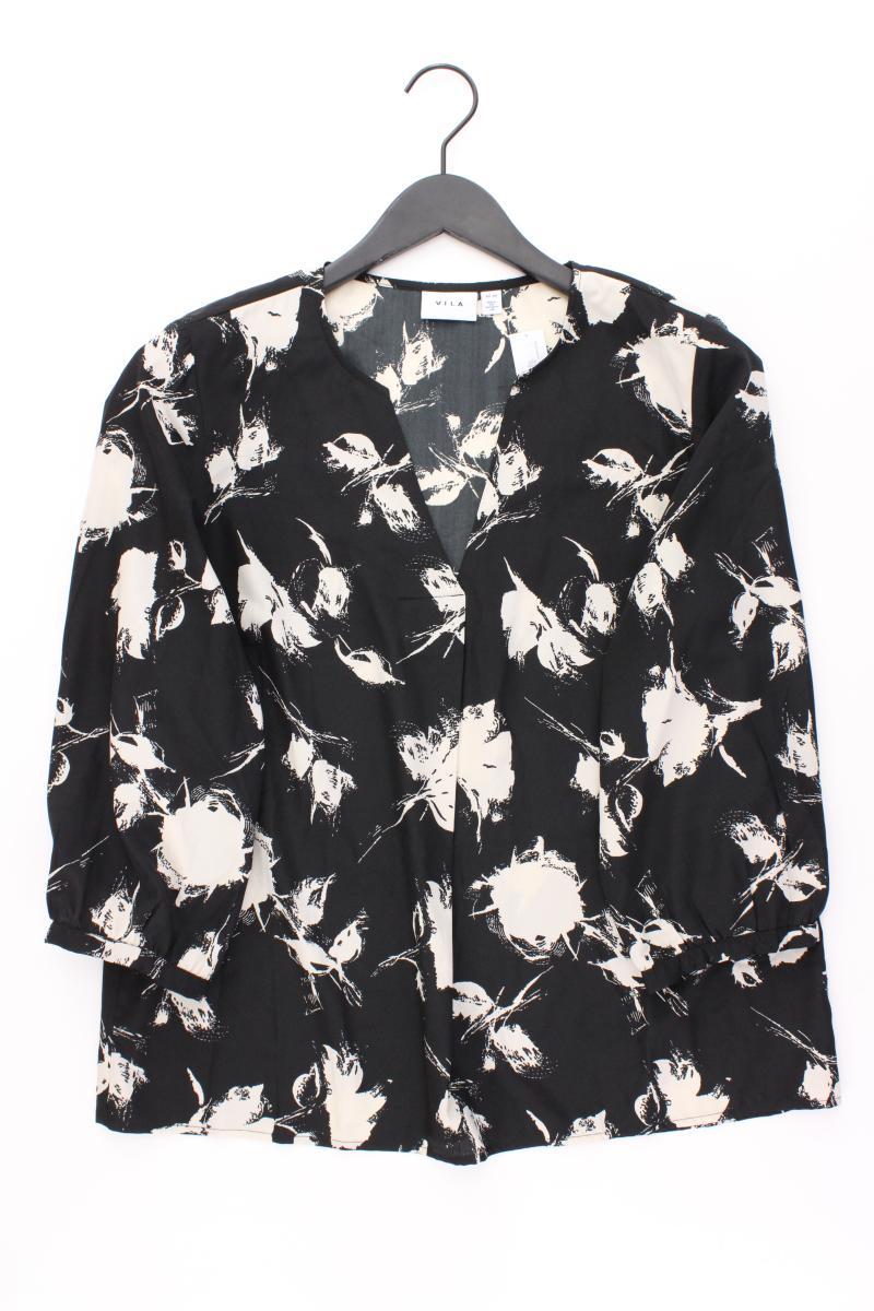 Vila Regular Bluse Gr. 40 3/4 Ärmel schwarz aus Polyester