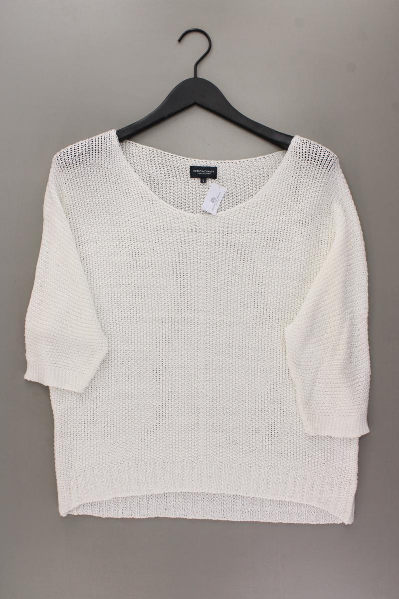 Broadway Grobstrickpullover Gr. L creme aus Polyacryl