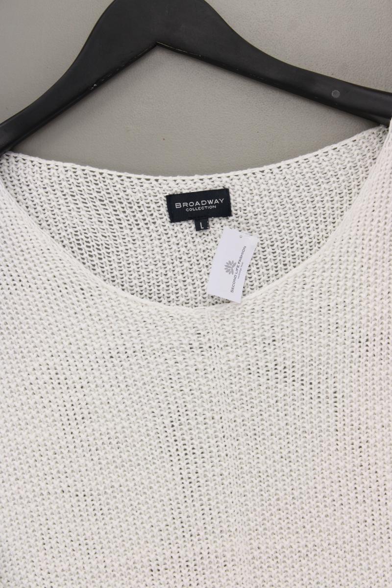 Broadway Grobstrickpullover Gr. L creme aus Polyacryl