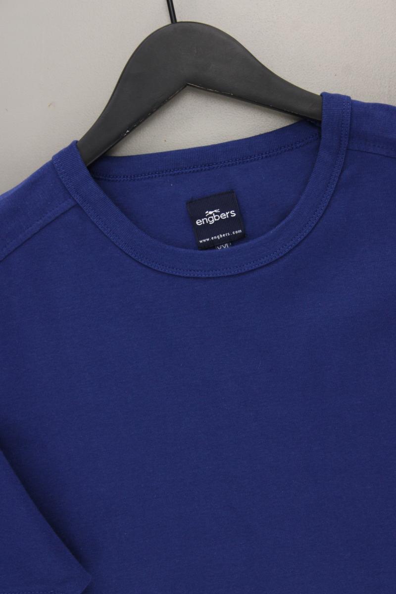 Engbers T-Shirt für Herren Gr. XXL Kurzarm blau aus Baumwolle