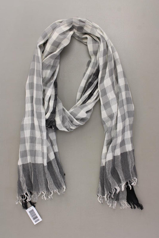 Schal für Herren kariert grau