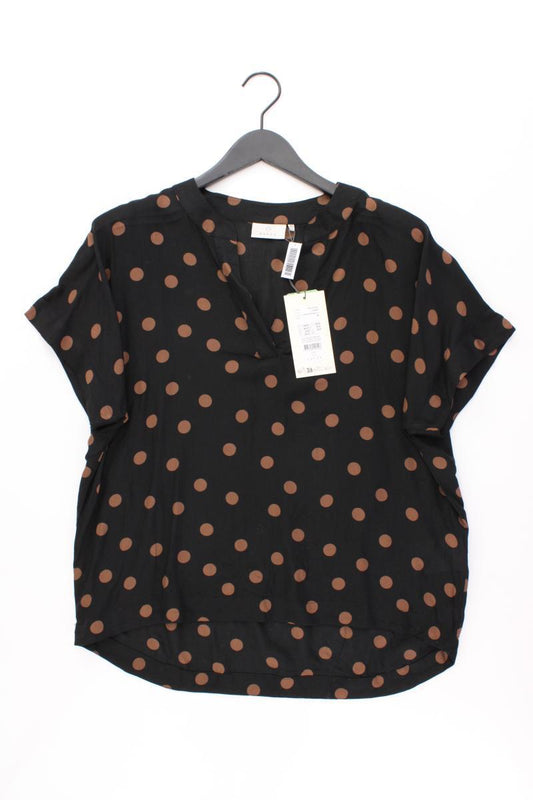 Kaffe Kurzarmbluse Gr. 42 gepunktet neu mit Etikett Neupreis: 39,95€! schwarz