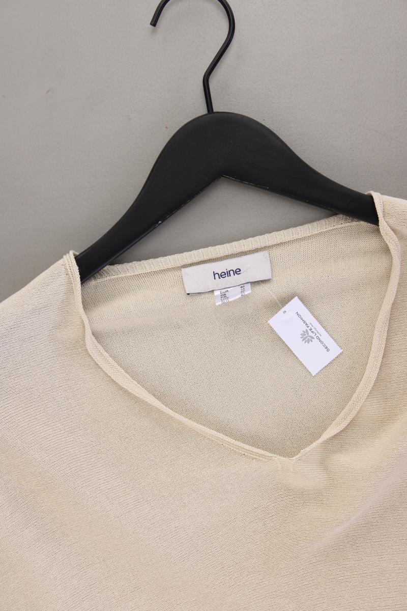Heine Feinstrickpullover Gr. 40 creme aus Viskose