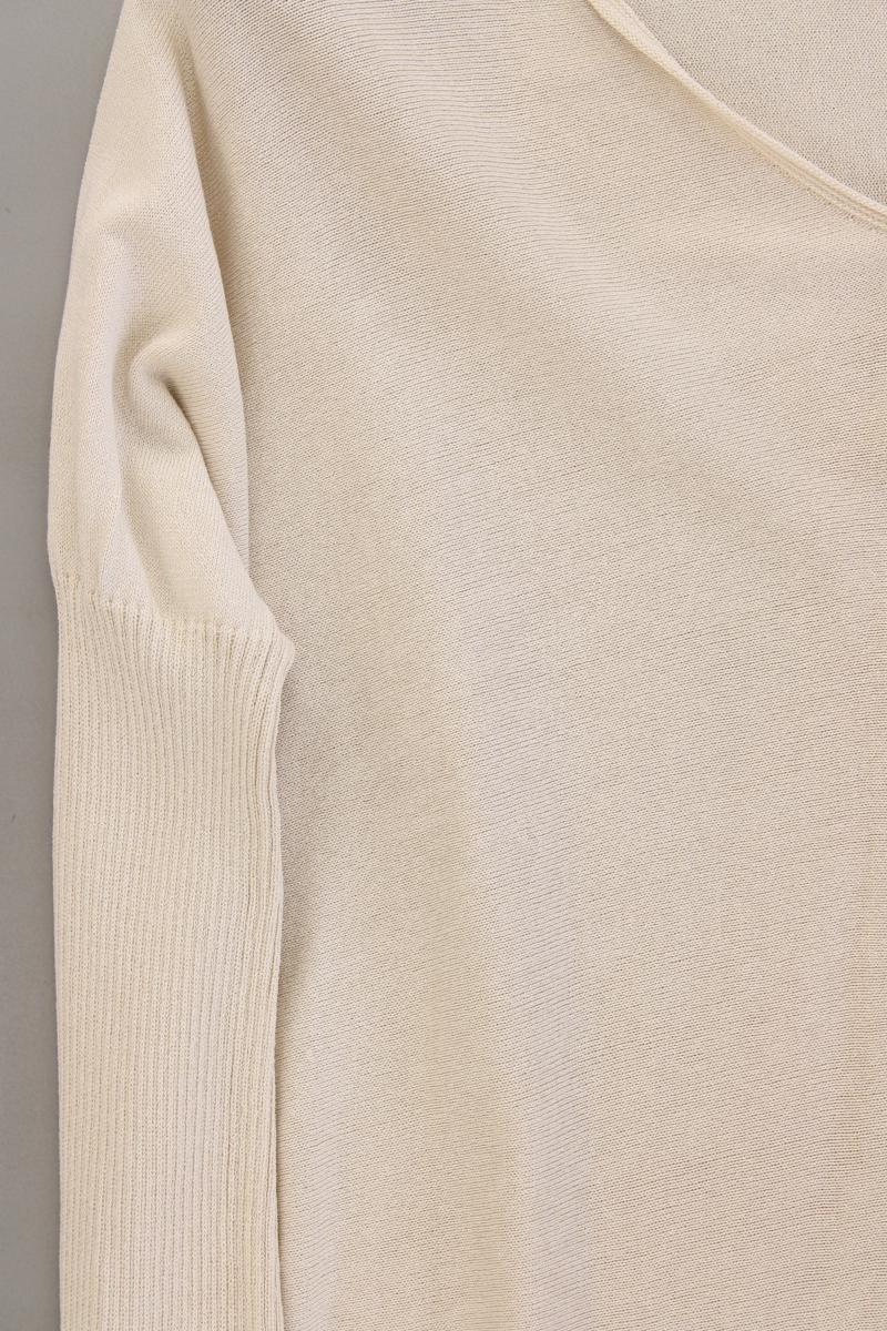 Heine Feinstrickpullover Gr. 40 creme aus Viskose