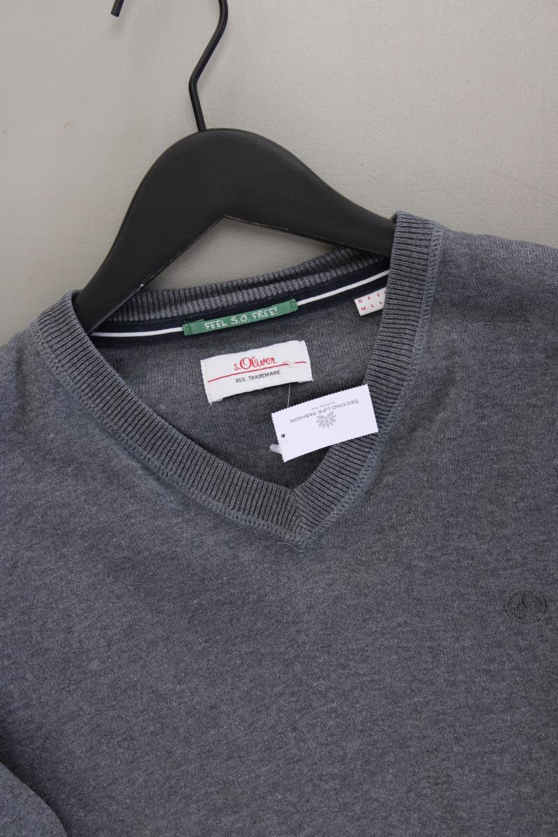 s.Oliver Feinstrickpullover für Herren Gr. M grau