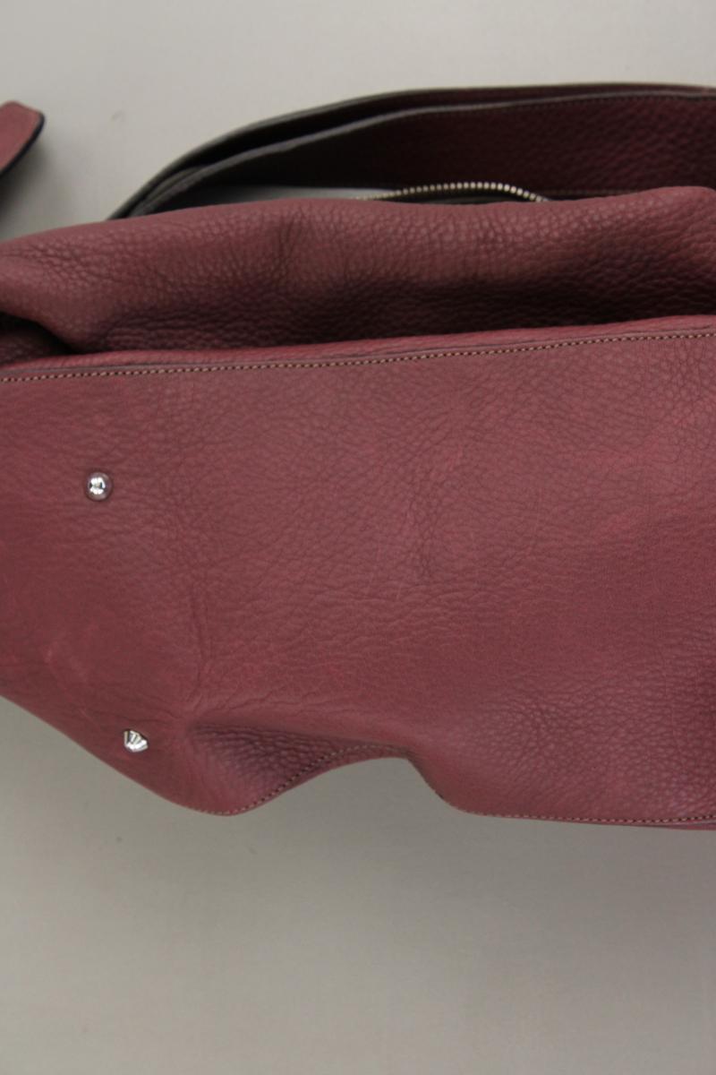 hessnatur Schultertasche neuwertig rot aus Leder