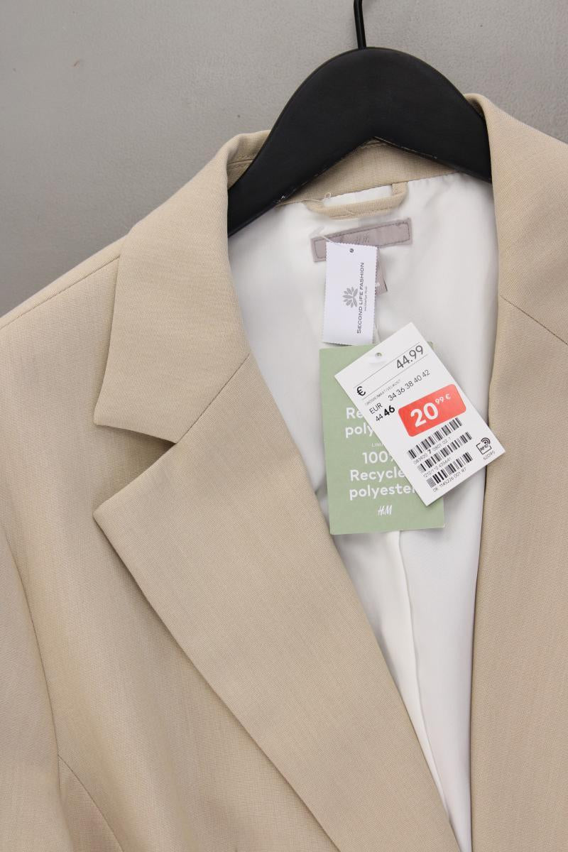 H&M Blazer Gr. 46 neu mit Etikett Neupreis: 20,99€! creme aus Polyester