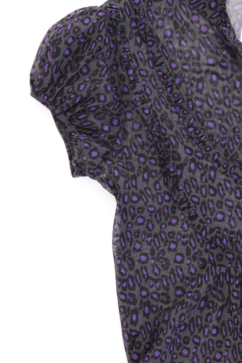 QS by s.Oliver Kurzarmbluse Gr. M mit Tierdruck lila