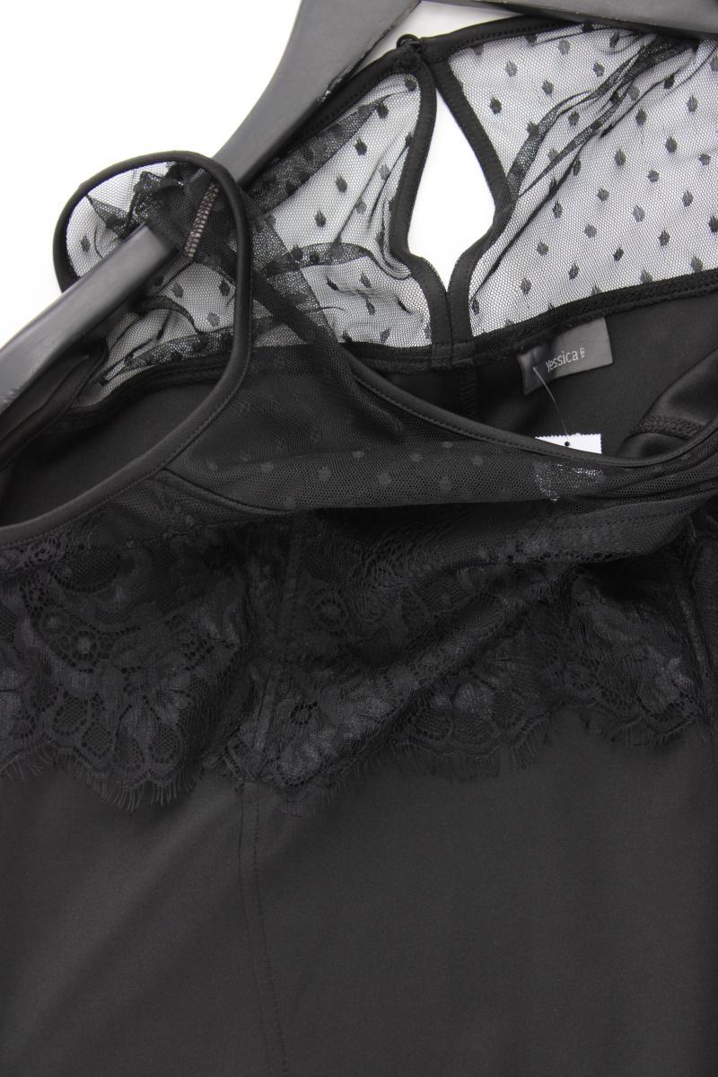 Yessica Abendkleid Gr. L Ärmellos schwarz aus Polyester