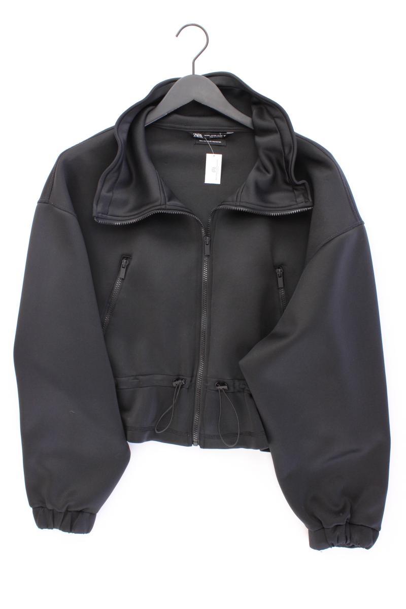 Zara Übergangsjacke Gr. XXL schwarz aus Polyester