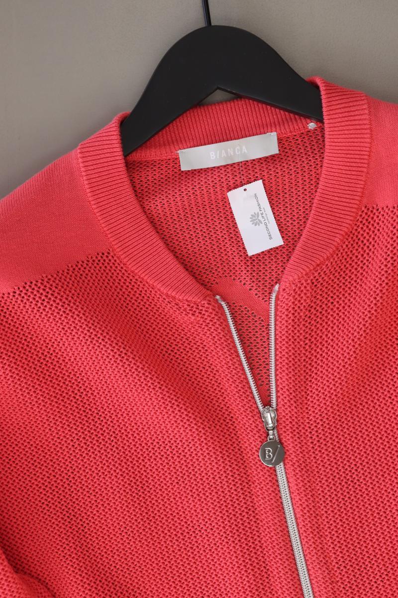 Bianca Cardigan Lachsfarben Gr. 42 Langarm rosa