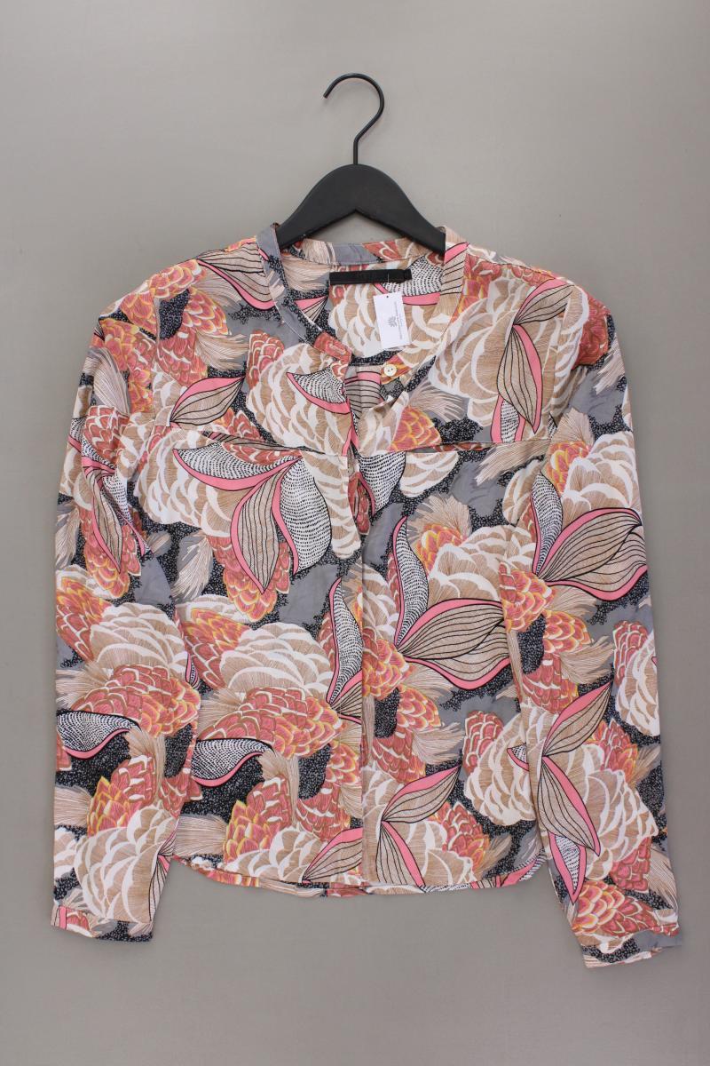 minus Langarmbluse Gr. 34 mit Blumenmuster mehrfarbig aus Polyester