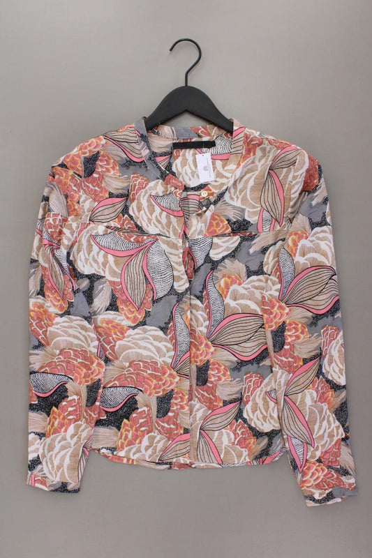 minus Langarmbluse Gr. 34 mit Blumenmuster mehrfarbig aus Polyester