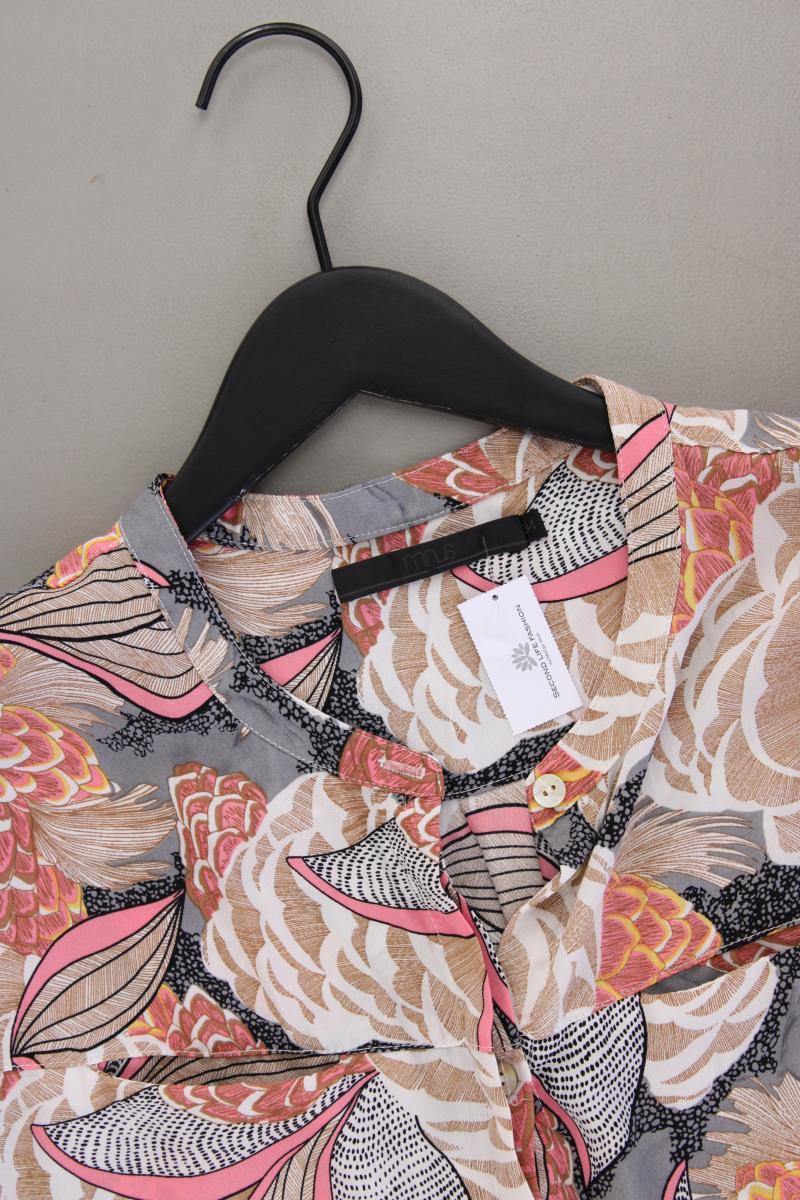 minus Langarmbluse Gr. 34 mit Blumenmuster mehrfarbig aus Polyester