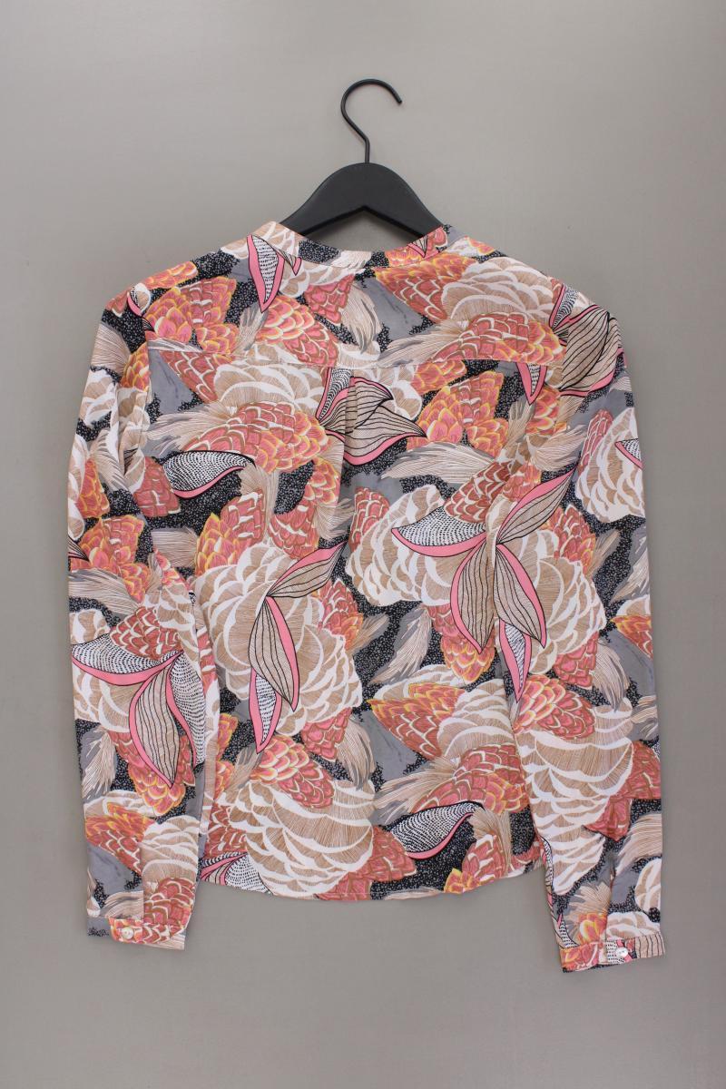 minus Langarmbluse Gr. 34 mit Blumenmuster mehrfarbig aus Polyester