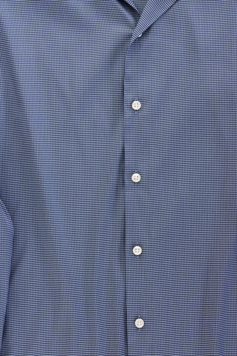 Christian Berg Langarmhemd für Herren Gr. Hemdgröße 43/44 geometrisches Muster