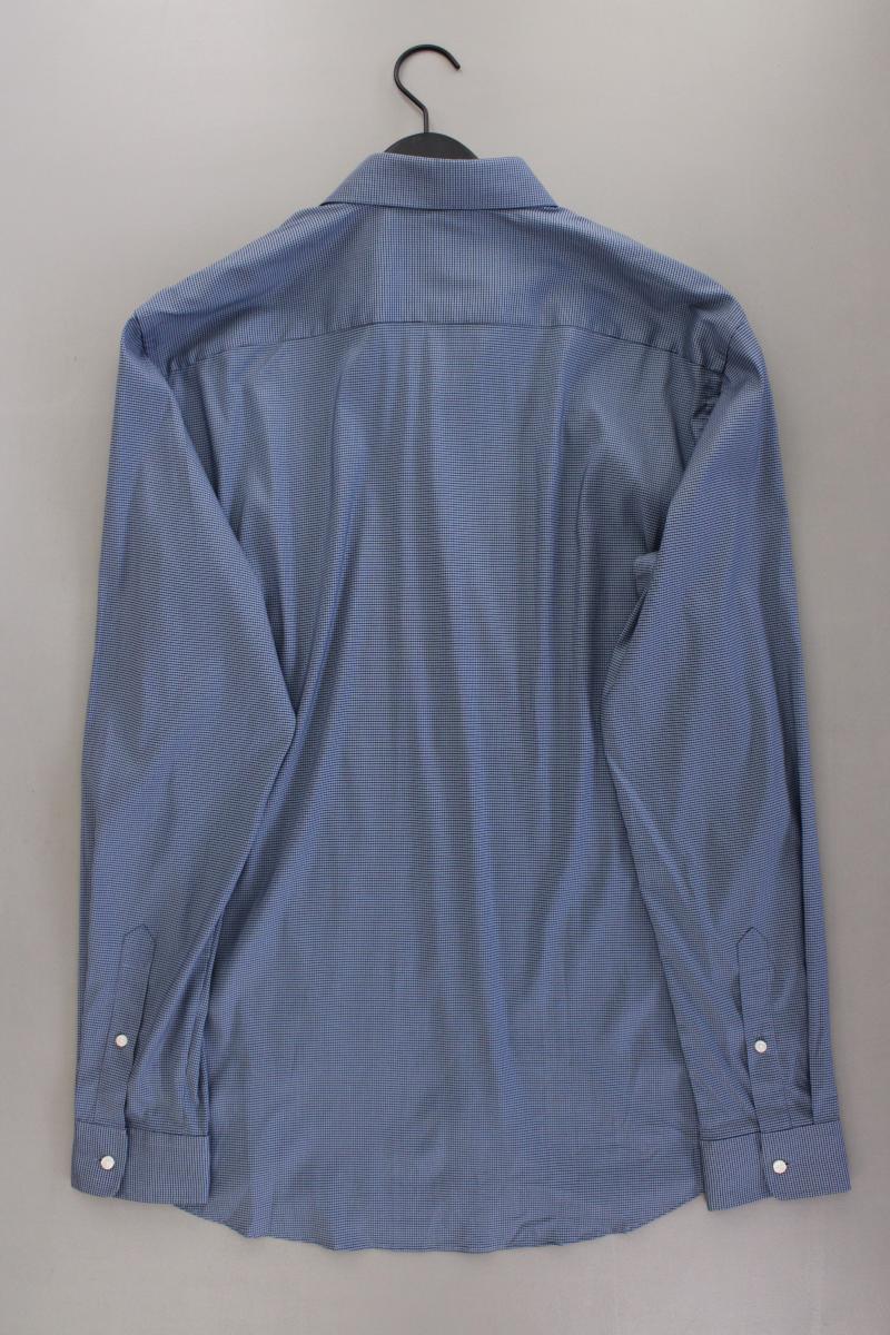 Christian Berg Langarmhemd für Herren Gr. Hemdgröße 43/44 geometrisches Muster