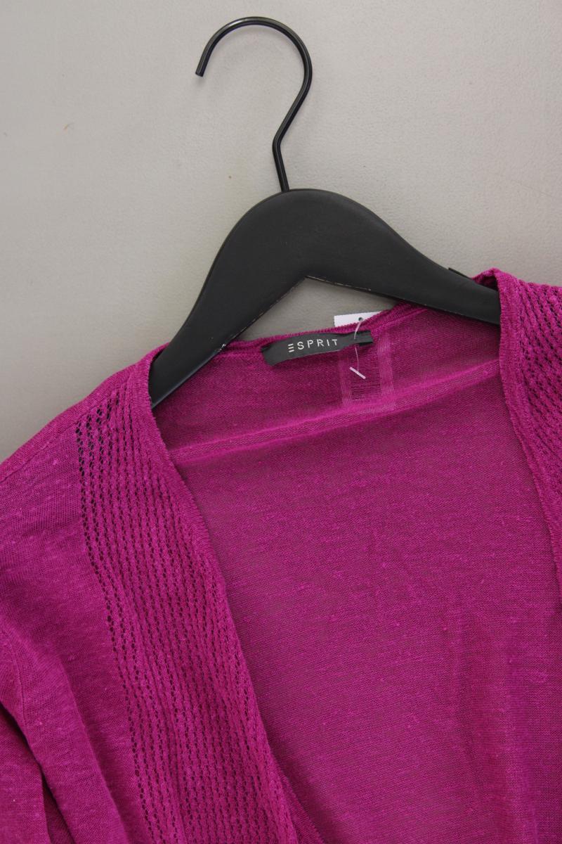 Esprit Strickjacke Gr. S Langarm lila