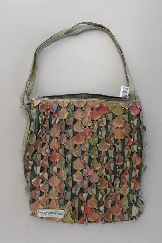 Taschendieb Schultertasche neuwertig olivgrün aus Leder