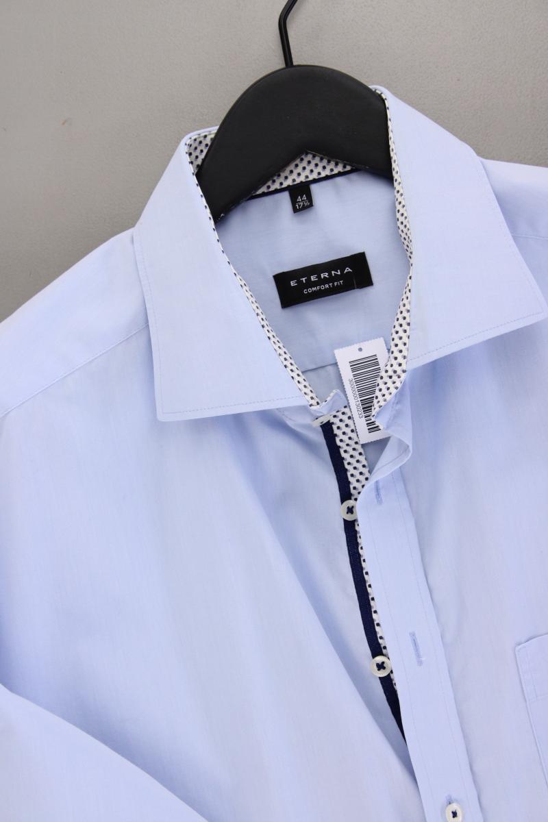 Eterna Kurzarmhemd für Herren Gr. Hemdgröße 44 blau