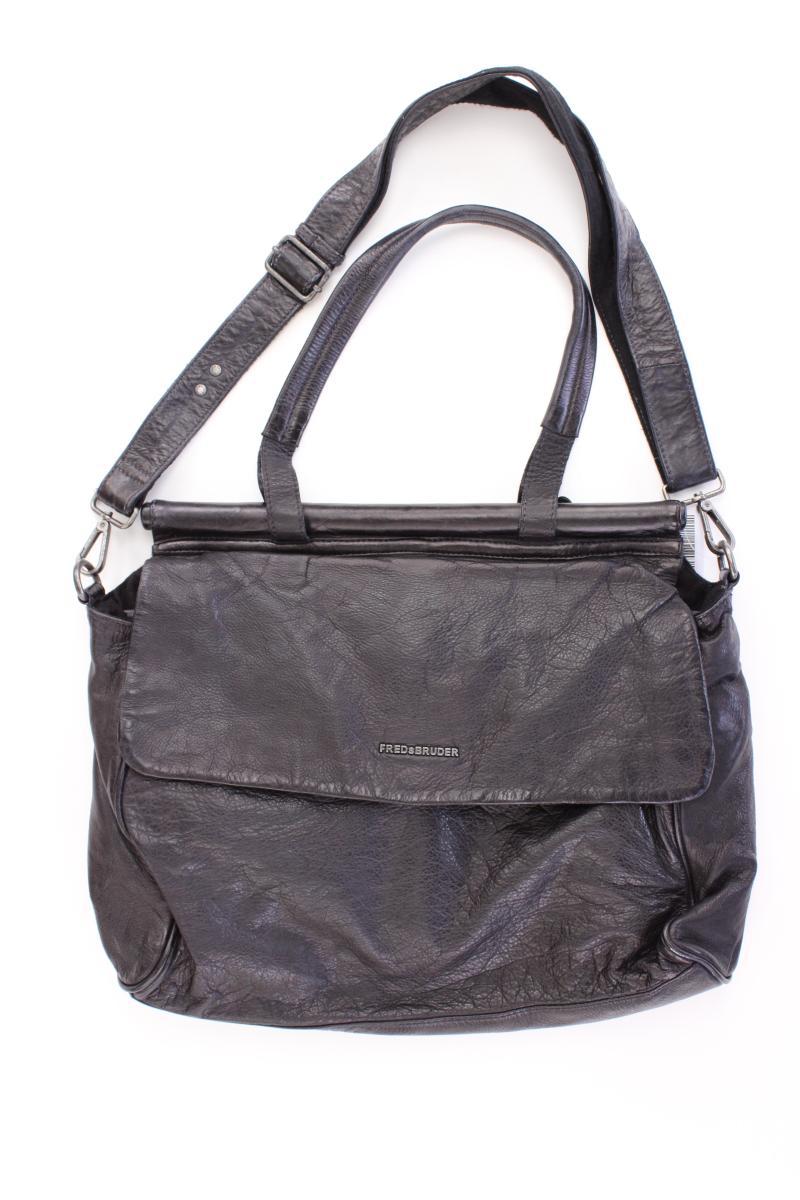 FREDsBRUDER Umhängetasche schwarz aus Leder