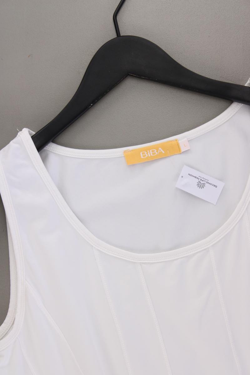 Biba Trägertop Gr. L weiß aus Polyamid