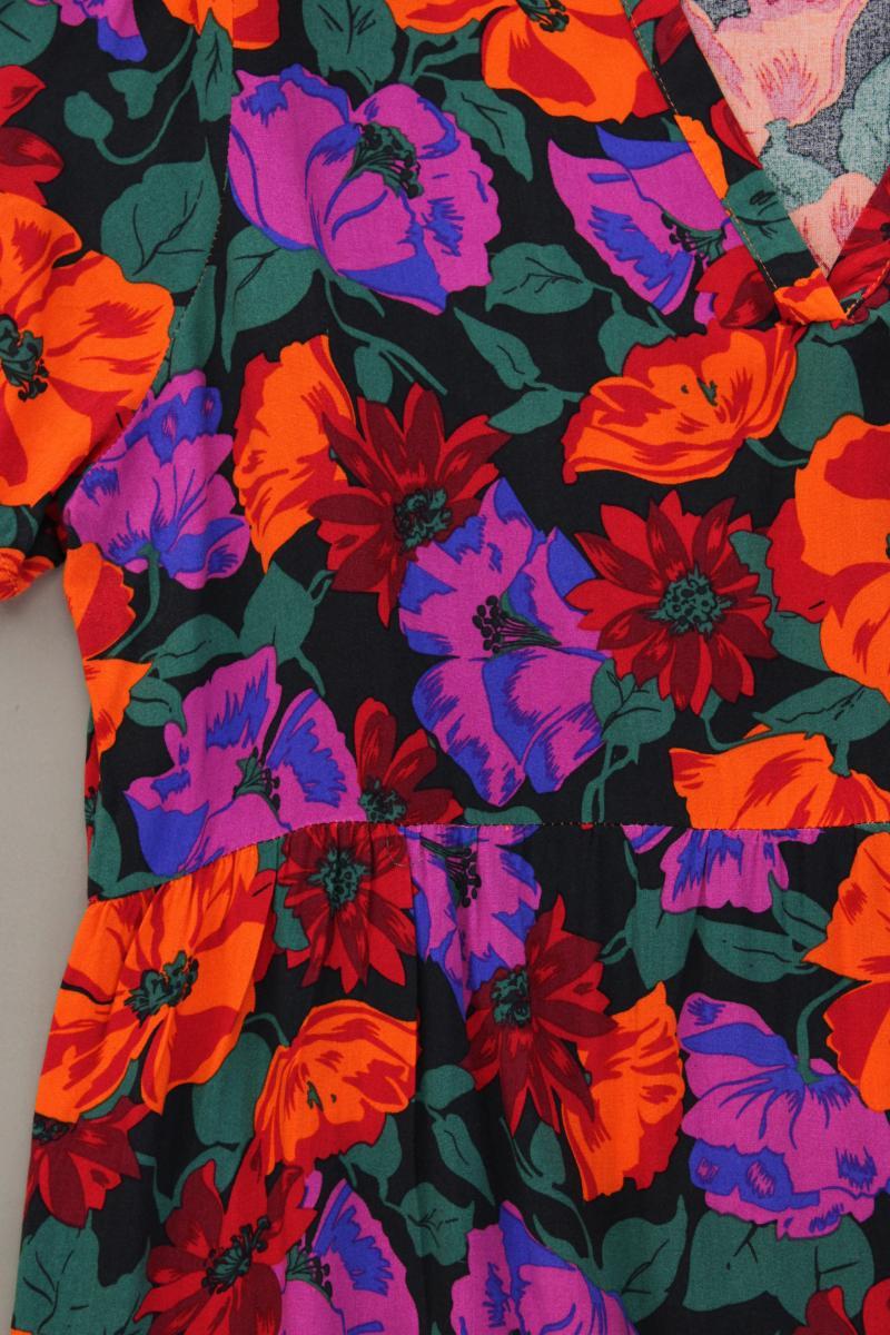 Only Kleid Gr. L mit Blumenmuster Kurzarm mehrfarbig aus Viskose