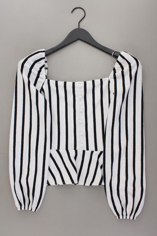 H&M Langarmbluse Gr. S gestreift mehrfarbig aus Polyester