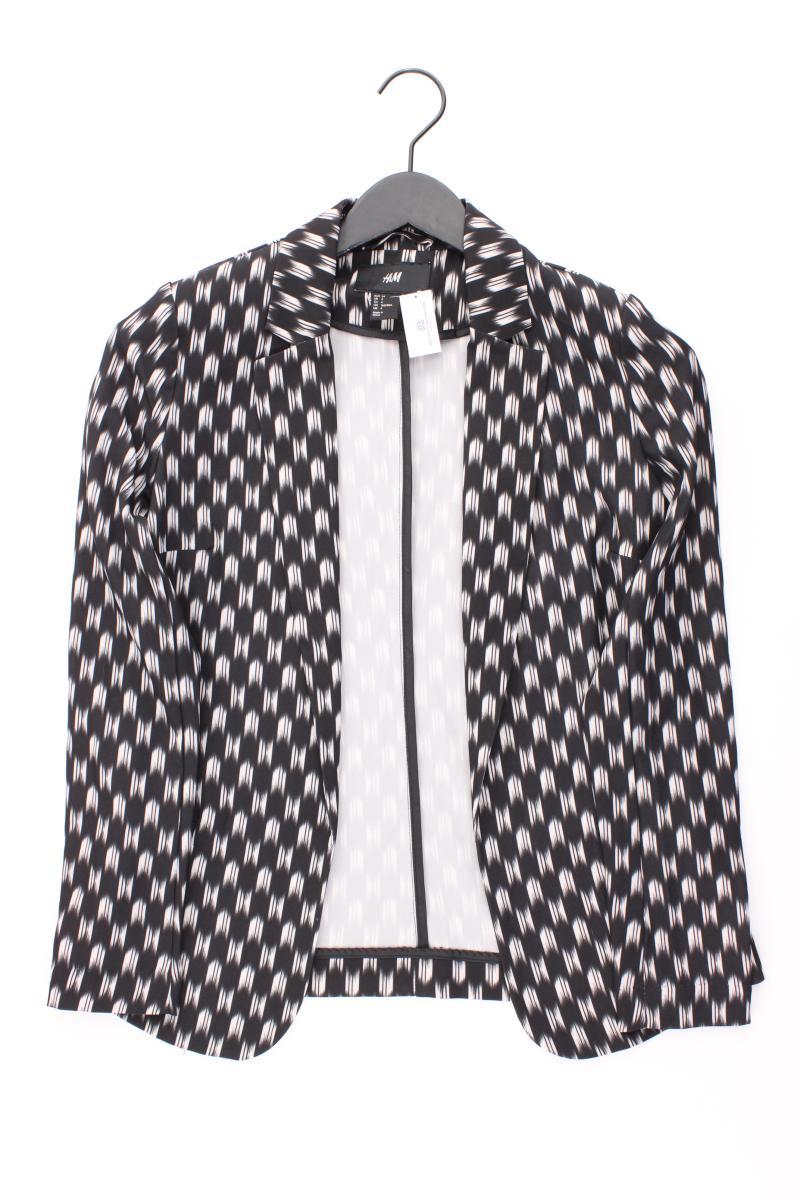 H&M Blazer Gr. 34 schwarz aus Polyester