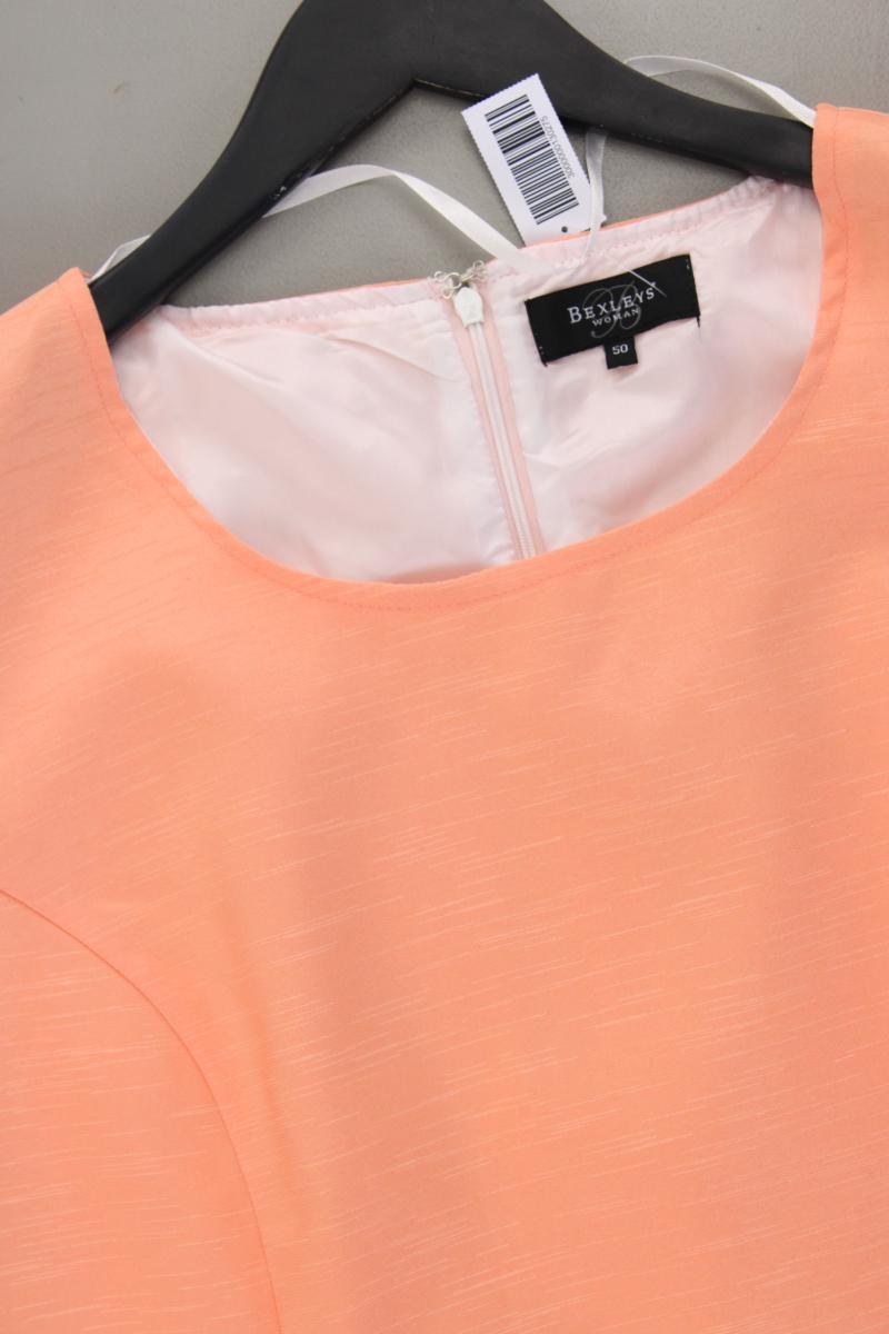 Bexley's Etuikleid Gr. 50 neuwertig Ärmellos orange aus Polyester