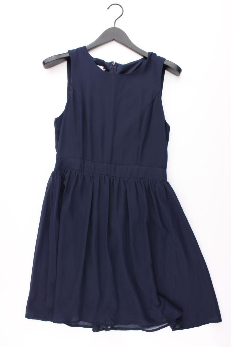 Only Chiffonkleid Gr. 38 Ärmellos blau aus Polyester