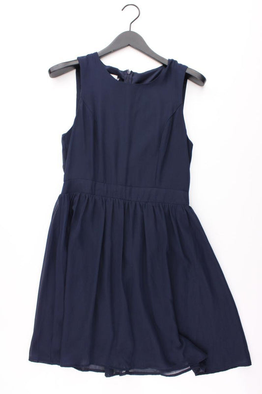 Only Chiffonkleid Gr. 38 Ärmellos blau aus Polyester