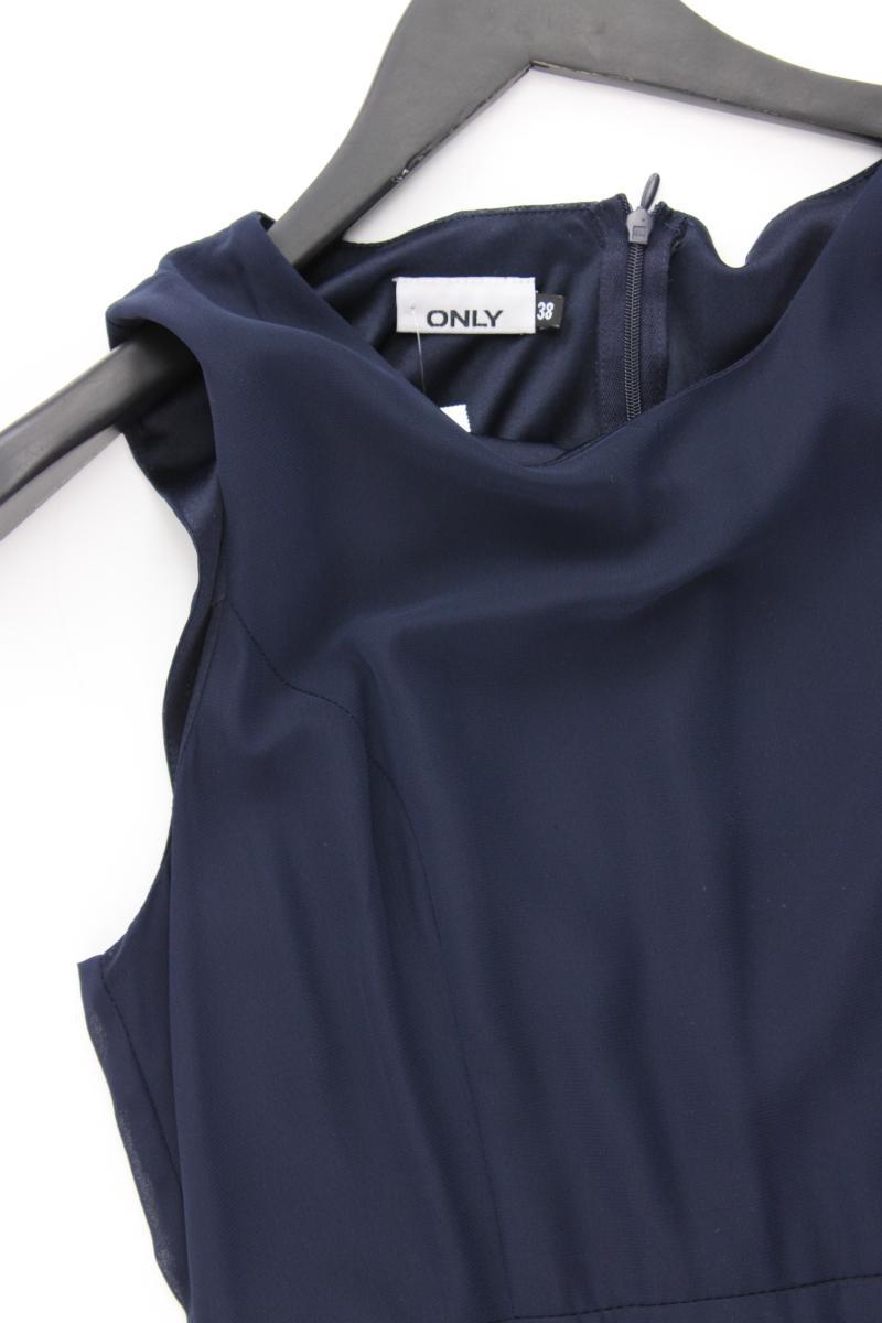 Only Chiffonkleid Gr. 38 Ärmellos blau aus Polyester