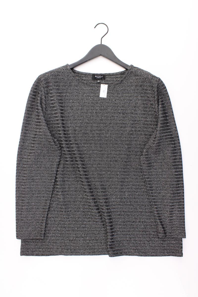 Bexley's Glitzer Shirt Gr. 48/50 neuwertig Langarm mit Glitzer silber