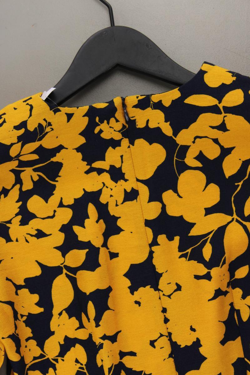 H&M Langarmbluse Gr. 36 mit Blumenmuster gelb aus Viskose
