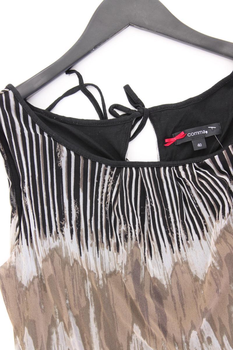 comma, Midikleid Gr. 40 Ärmellos schwarz