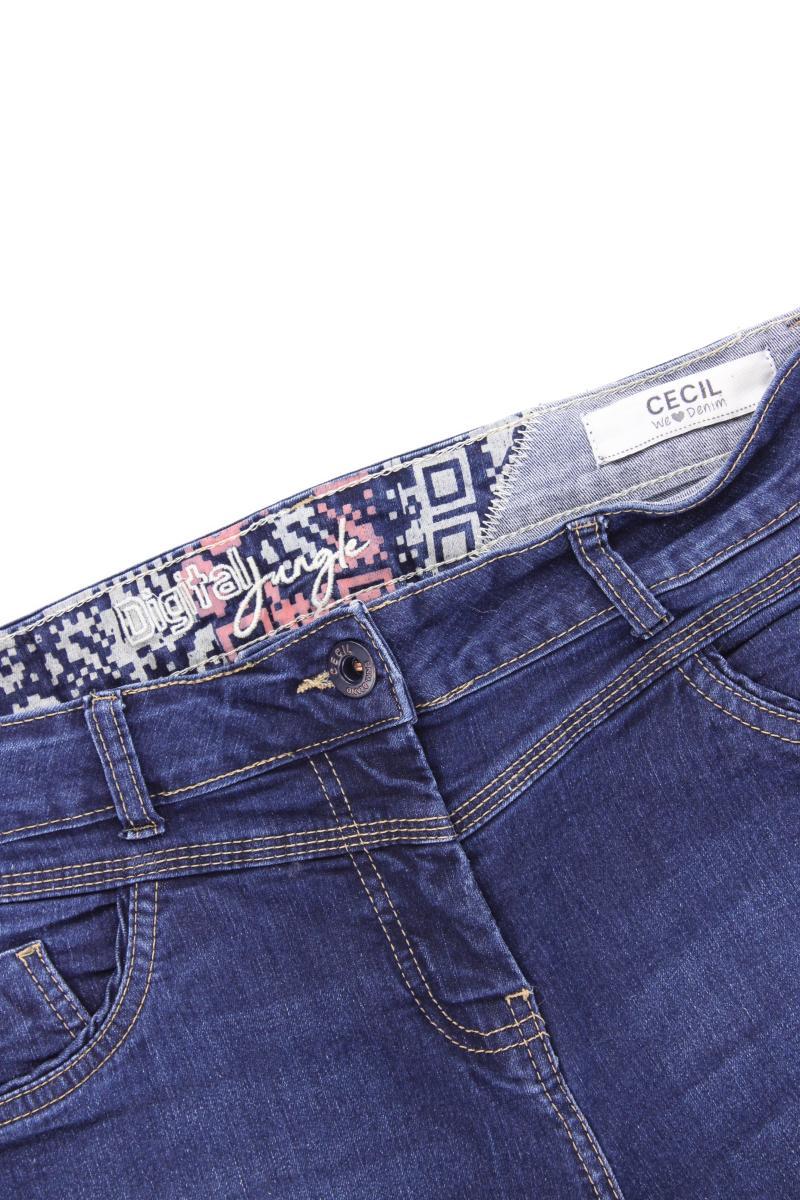 Cecil Straight Jeans Gr. W31 blau