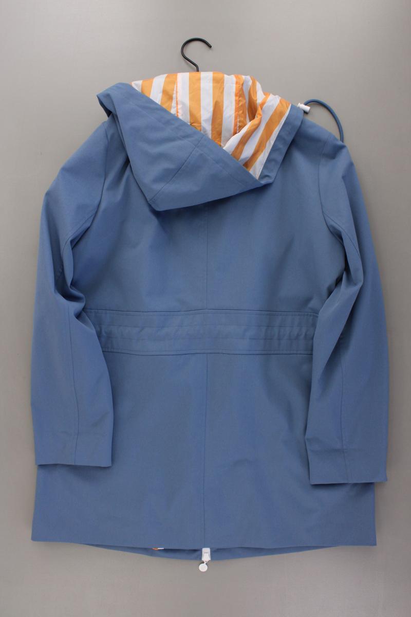 STRANDFEIN Kapuzenmantel Gr. 42 neuwertig blau aus Polyester